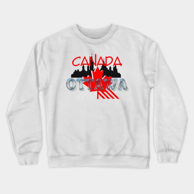 Ottawa Crewneck Sweatshirt by teepossible